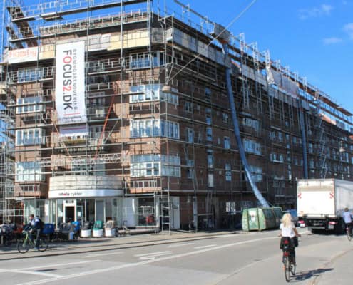 Byfornyelse af lejlighedsbygning